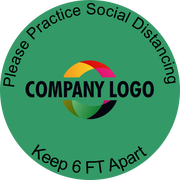 Custom Logo Round Floor Decal