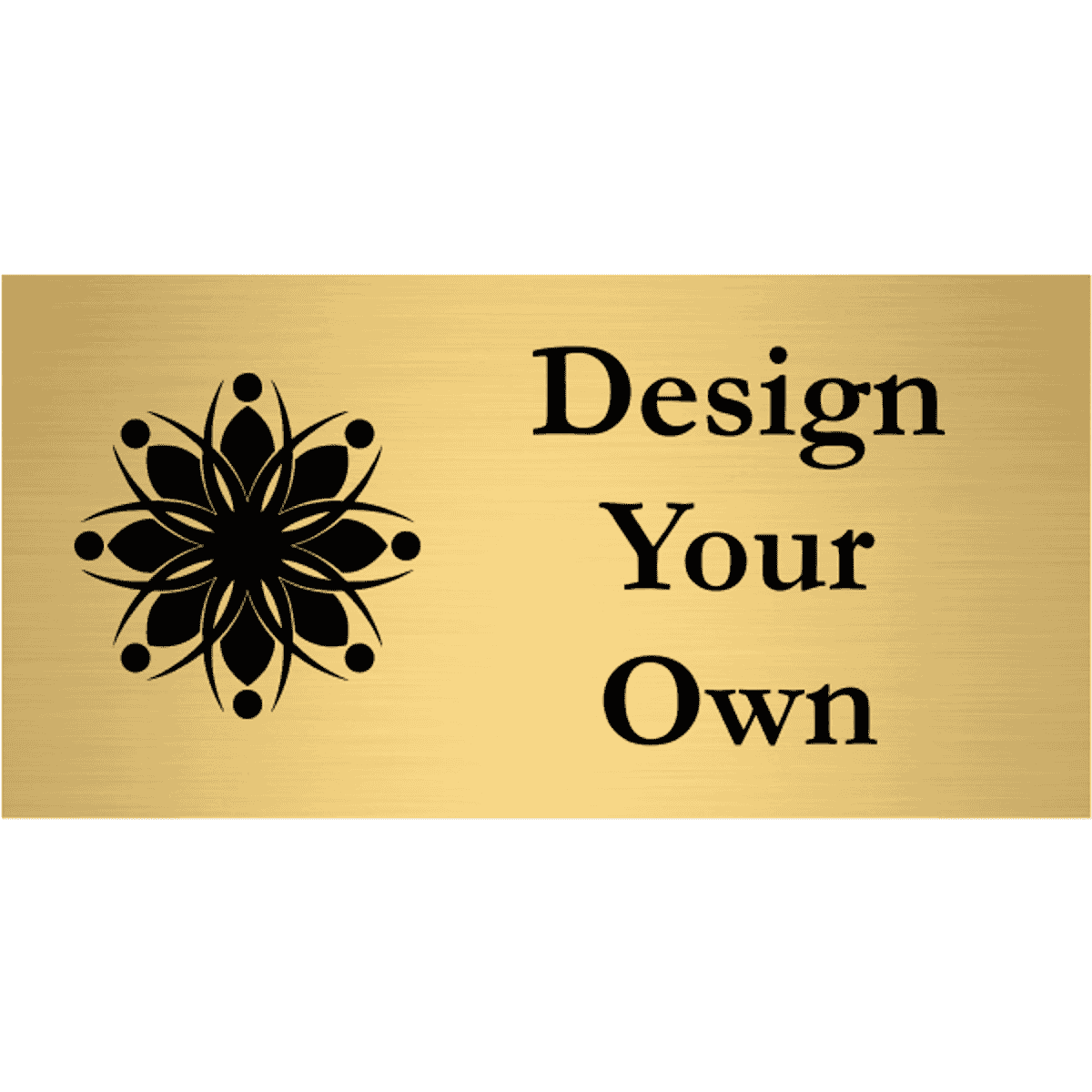 Small Engraved Brass Plates