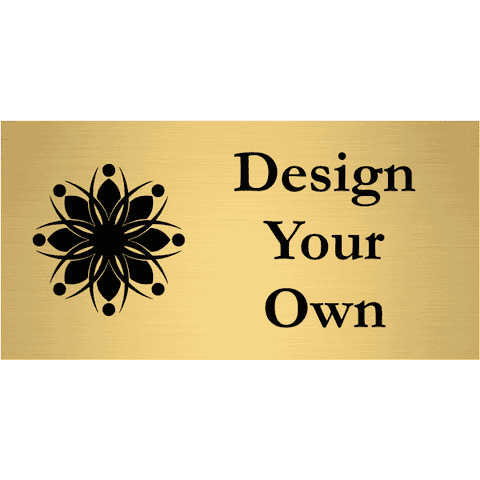 Small Engraved Brass Plates