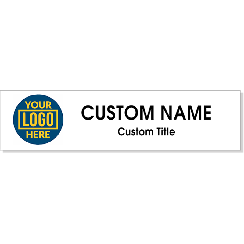 Left Logo Full Color 2" x 8" Wall Plate