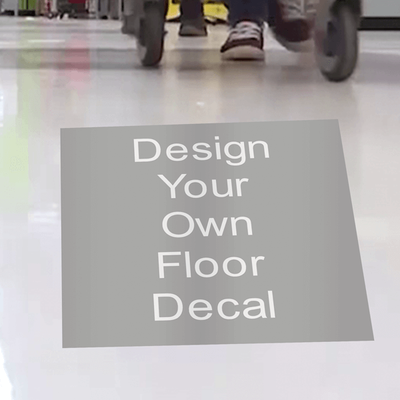 Custom Square Removable Floor Decal