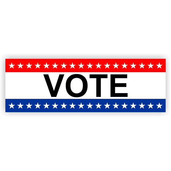 Stars Vote Banner | 2' x 6'