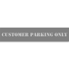 Customer Parking Only 2" x 10" Mylar Stencil