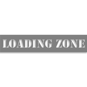 Loading Zone 2" x 10" Mylar Stencil