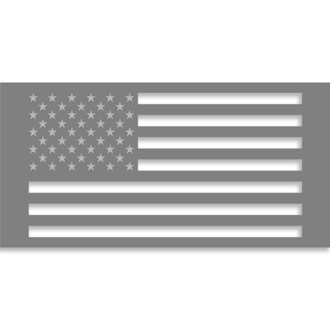 USA Flag 4" x 7" Mylar Stencil