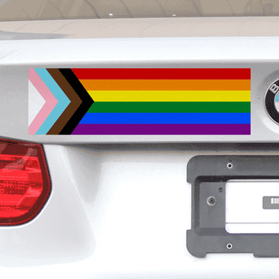 Official LGBTQ+ Pride Bumper Sticker - alternate view