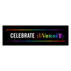 Celebrate Diversity Pride Bumper Sticker