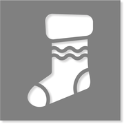 Choose Your Size Stocking Stencil