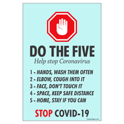 Do the Five 9" x 6" Safety Sign