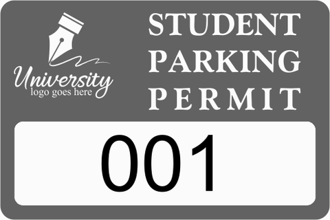 Student Parking Bumper Sticker