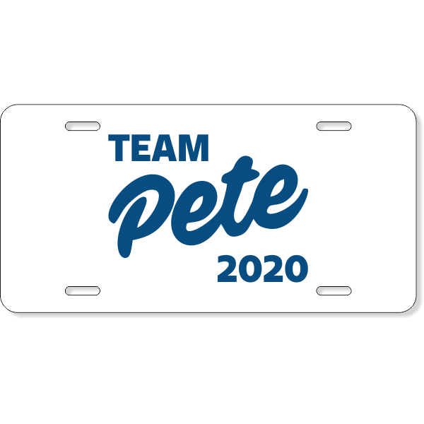 Team Pete License Plate