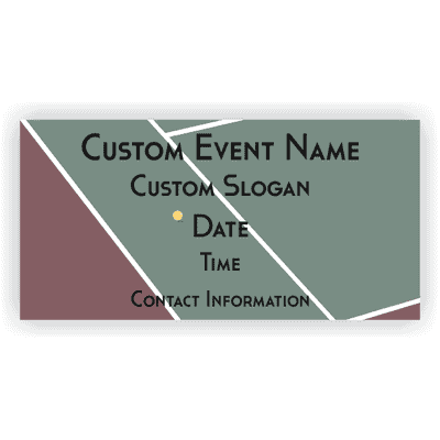 Tennis Tournament Banner - 3' x 6'