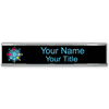 Traditional 2" x 12" Wall Nameplate - Full Color