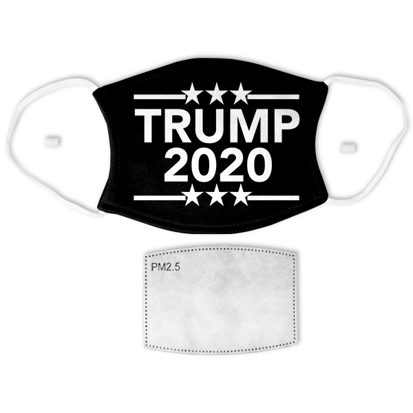 Trump 2020 Bars & Stars Adult Size Face Mask