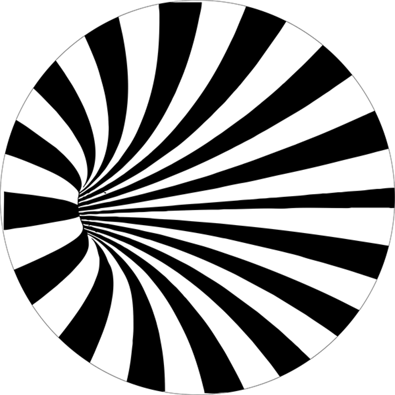 Straight Line Vortex Floor Decal