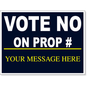 Vote No Navy Yard Sign | 18" x 24"