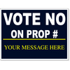 Vote No Navy Yard Sign | 18" x 24"