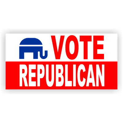 Vote Republican Banner | 2' x 4'