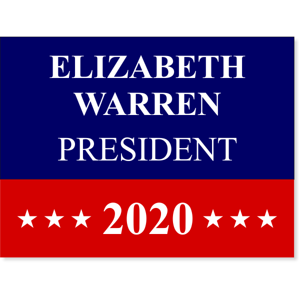 Warren 2020 Yard Sign | 18