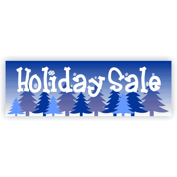 Winter Holiday 2' x 6' Sale Banner