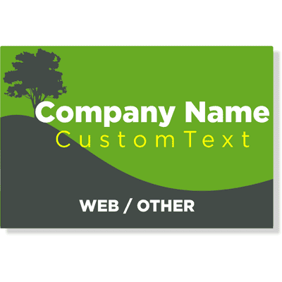 Yard Service Magnetic Sign | Set of 2