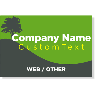Yard Service Magnetic Sign | Set of 2