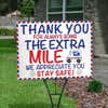 Thank You Postal Workers Appreciation Yard Sign