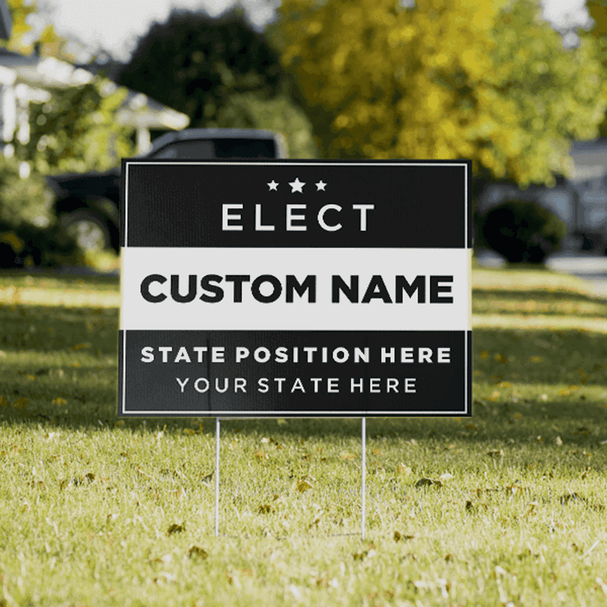 Generic Custom Political Yard Sign