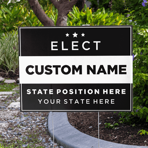 Generic Custom Political Yard Sign