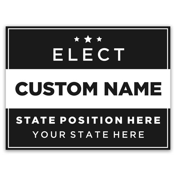 Generic Custom Political Yard Sign
