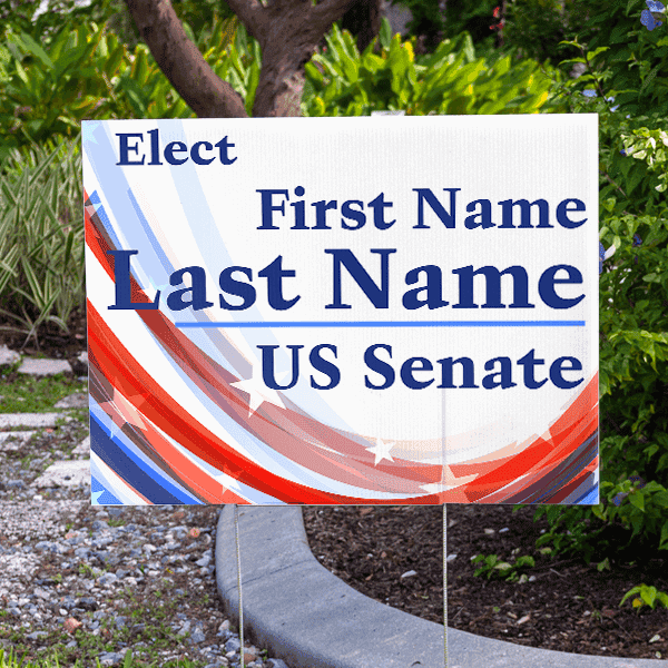 Fancy Election Yard Sign | 18" x 24"
