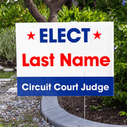 Basic Election Yard Sign | 18" x 24"
