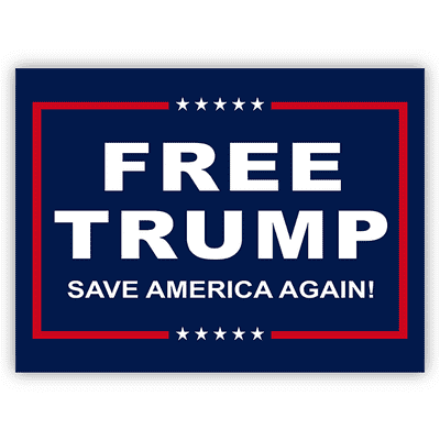 Free Trump Yard Sign