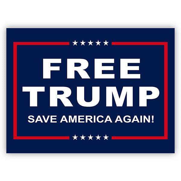 Free Trump Yard Sign