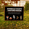 Custom Halloween Event Yard Sign Lifestyle