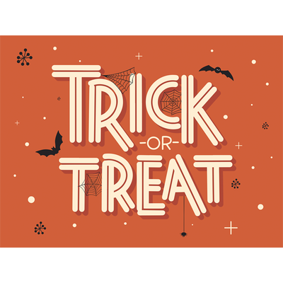 Trick or Treat Halloween Yard Sign