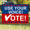 "Use Your Voice! Vote!" Yard Sign | 18" x 24"
