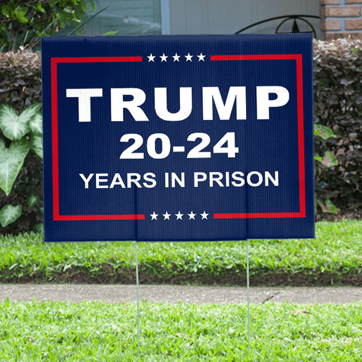 Trump for Prison Funny Political Yard Sign