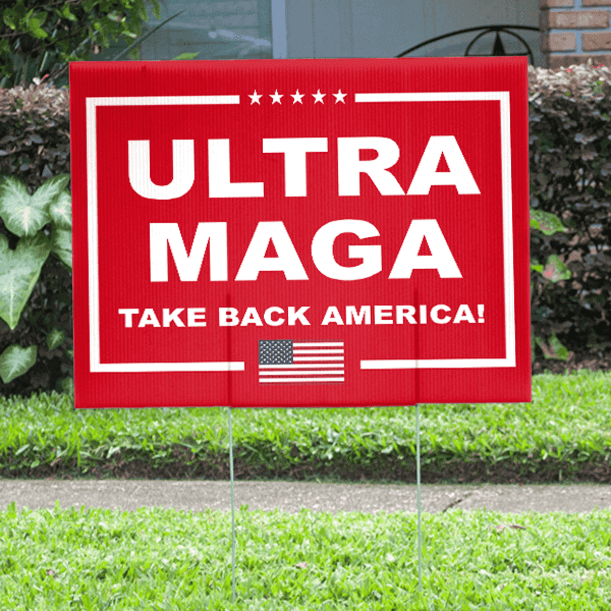 Ultra MAGA Funny Political Yard Sign