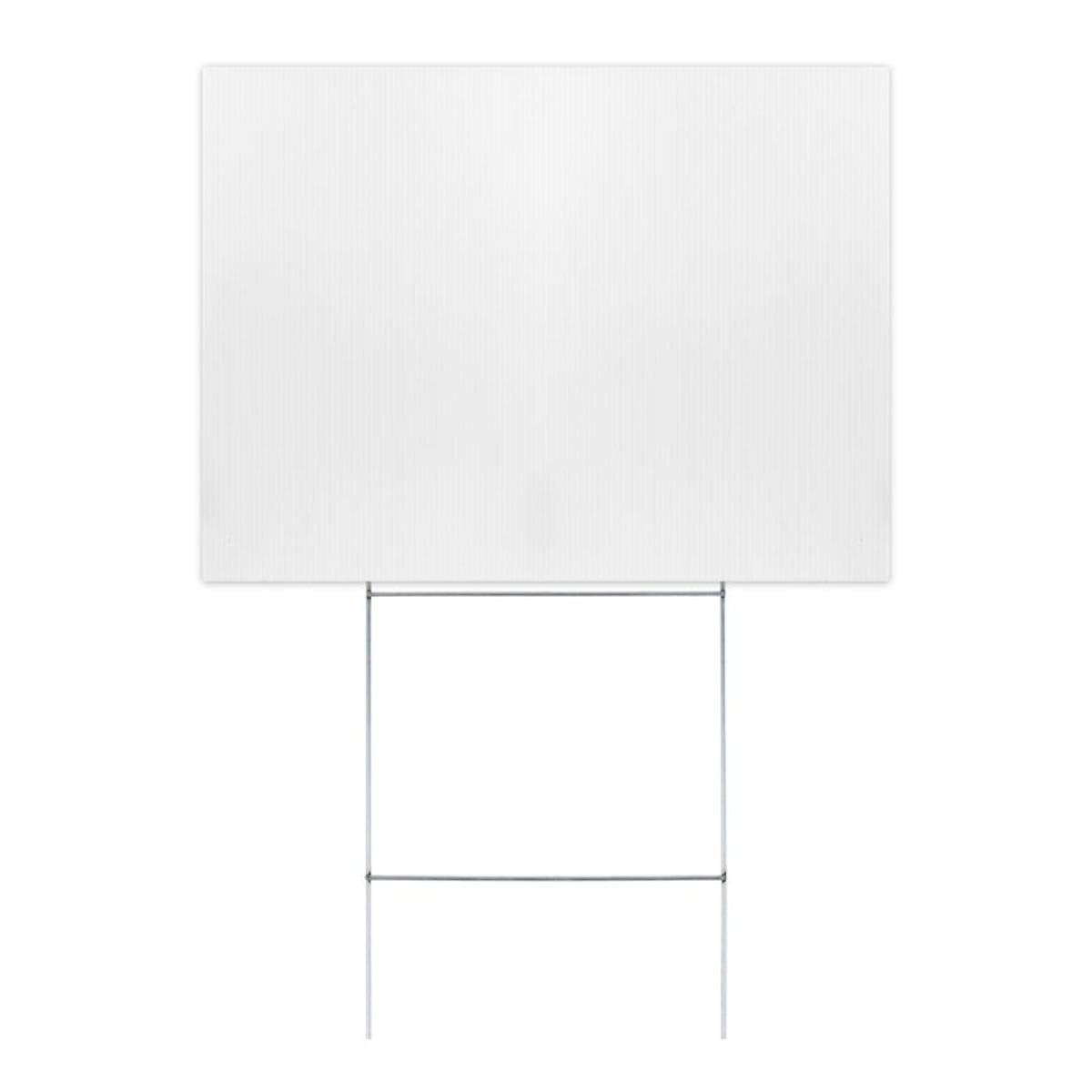 Blank Yard Signs Corrugated Plastic