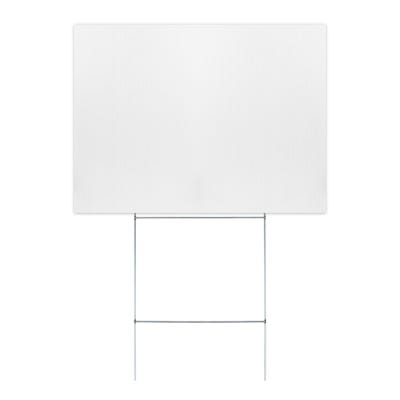 Blank Yard Signs Corrugated Plastic