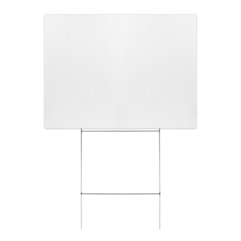 Blank Yard Signs Corrugated Plastic