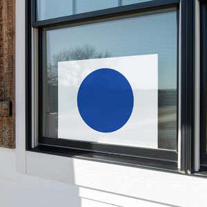 Blue Dot Yard Sign|Democrat Vote Blue 2024 Sign in window