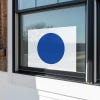 Blue Dot Yard Sign|Democrat Vote Blue 2024 Sign in window