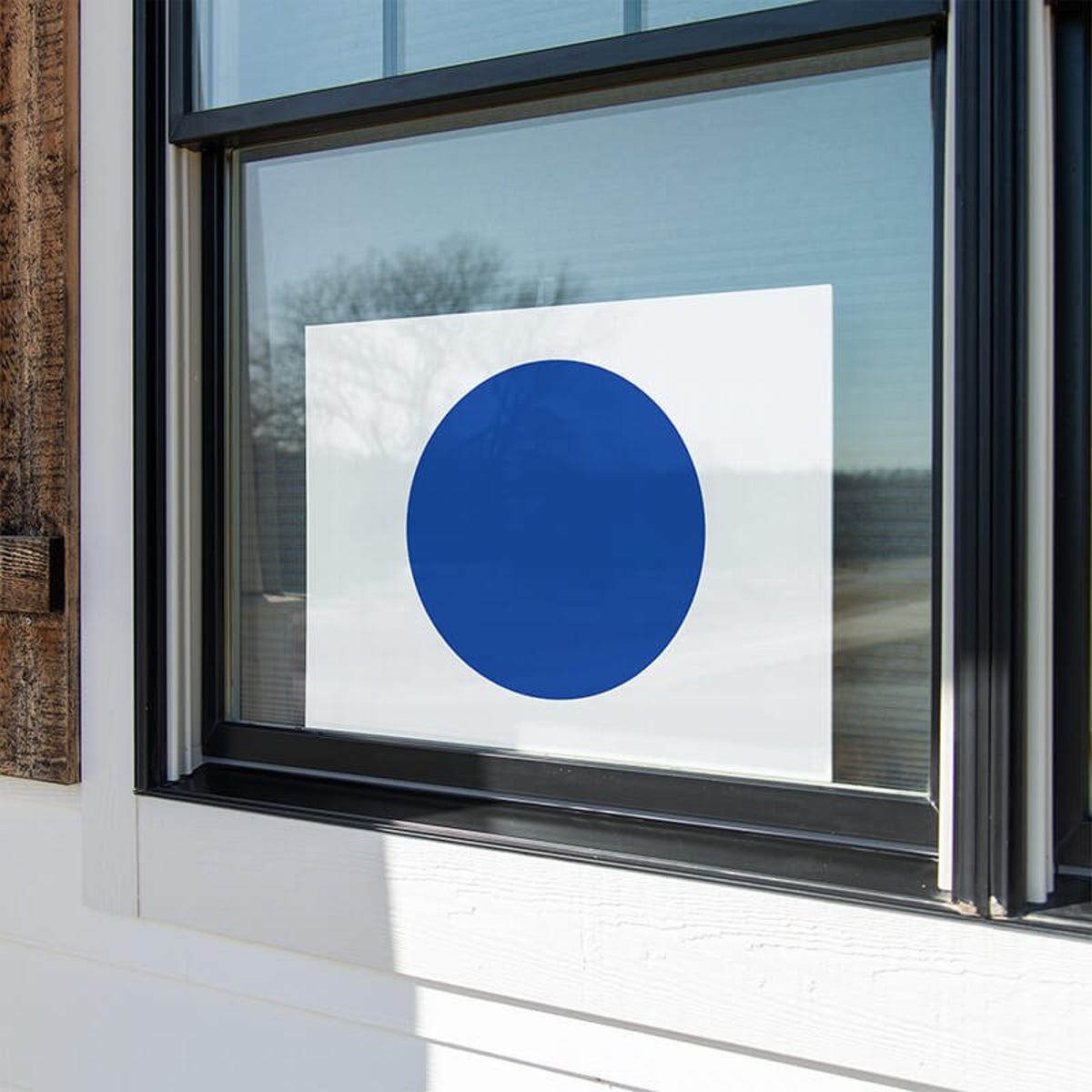 Blue Dot Yard Sign|Democrat Vote Blue 2024 Sign in window