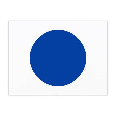 Blue Dot Yard Sign|Democrat Vote Blue 2024 Sign