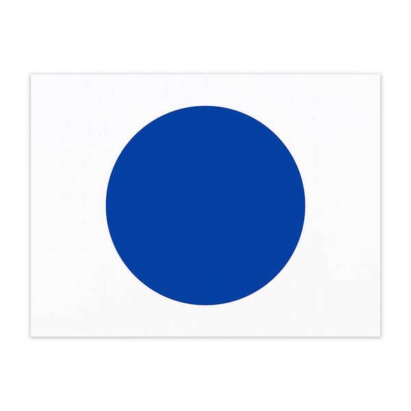 Blue Dot 2024 Yard Sign | Democrat Blue Dot Political Sign for Nebraska's 2nd District