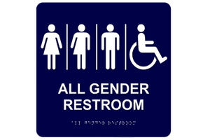 All Gender Restroom Signs