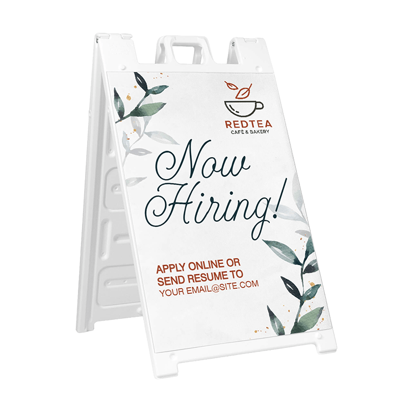 Now Hiring A-Frame Signs