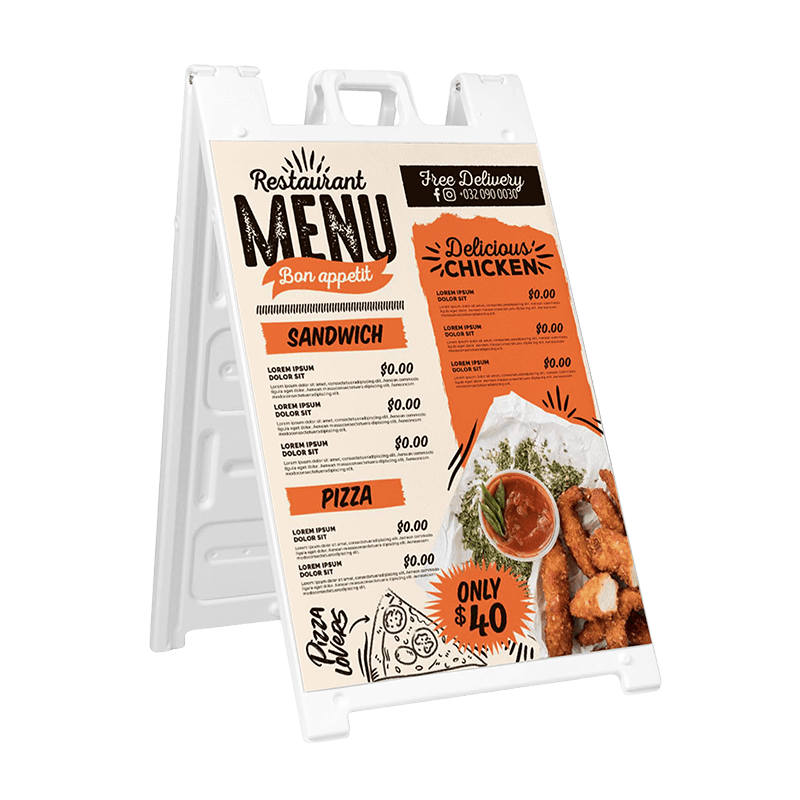 Restaurant A-Frame Signs